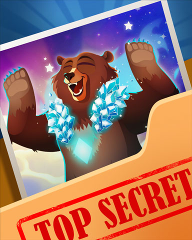 Pogo Winter Bear Top Secret Badge