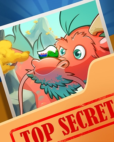 Pogo Dragon Bird Top Secret Badge Pogo Dragon Bird Top Secret Badge