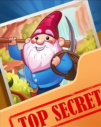 Pogo Traveling Gnome Top Secret Badge Pogo Traveling Gnome Top Secret Badge