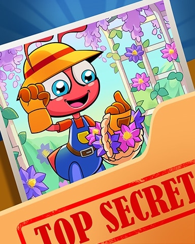 Pogo Grant's Flower Garden Top Secret Badge