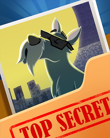 Pogo Howling At The Moon Top Secrete Badge