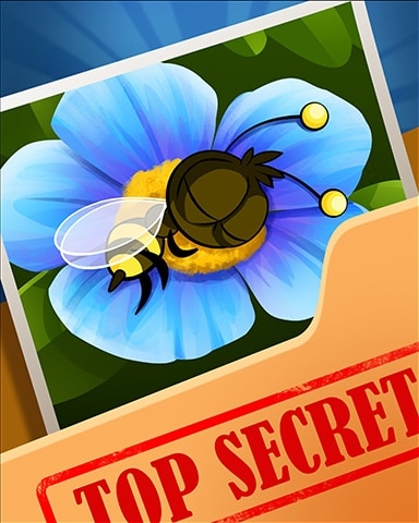 Pogo KiKi Bee Sleeping Top Secret Badge Pogo KiKi Bee Sleeping Top Secret Badge