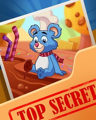 Pogo Chocolate Koala Dip Top Secret Badge