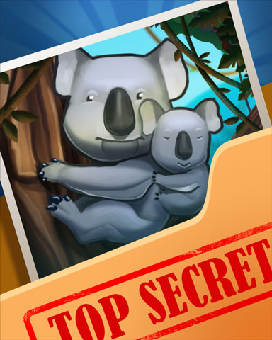 Pogo Koala Family Top Secret Badge