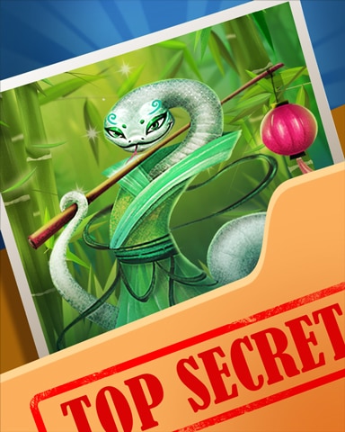 Pogo Slither Atop The Bamboo Forest Top Secret Badge