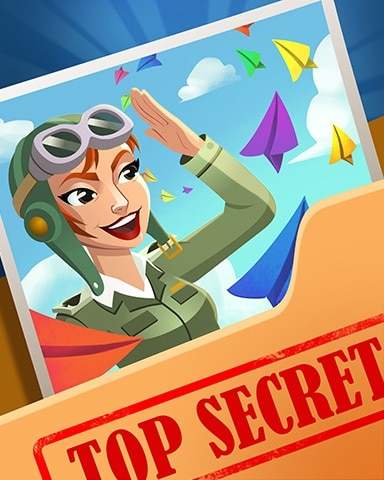 Pogo Mirriam's Paper Planes Top Secret Badge Pogo Mirriam's Paper Planes Top Secret Badge
