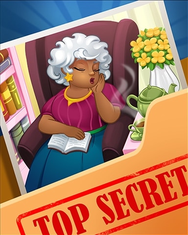 Pogo Molly Napping Top Secret Badge Pogo Molly Napping Top Secret Badge