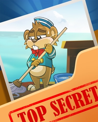 Pogo Nestor Poop Deck Top Secret Badge Pogo Nestor Poop Deck Top Secret Badge
