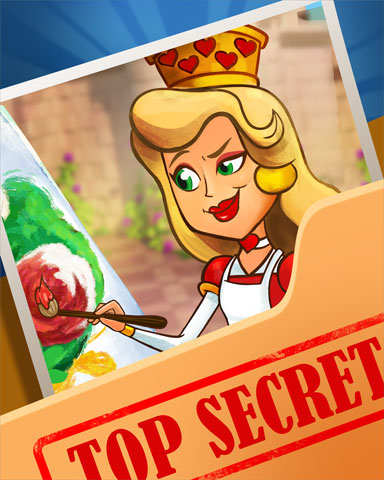 Pogo Painting The Roses Top Secret Badge Pogo Painting The Roses Top Secret Badge