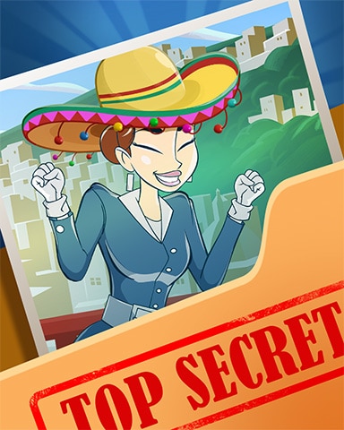 Pogo Pam In Mexico Top Secret Badge
