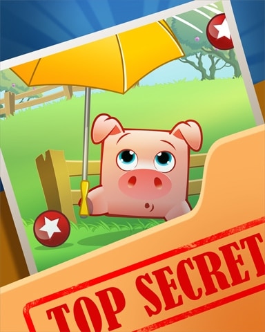 Pogo Pig Umbrella Top Secret Badge Pogo Pig Umbrella Top Secret Badge