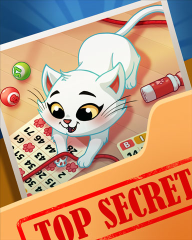 Pogo Playful Cat Top Secrete Badge Pogo Playful Cat Top Secrete Badge