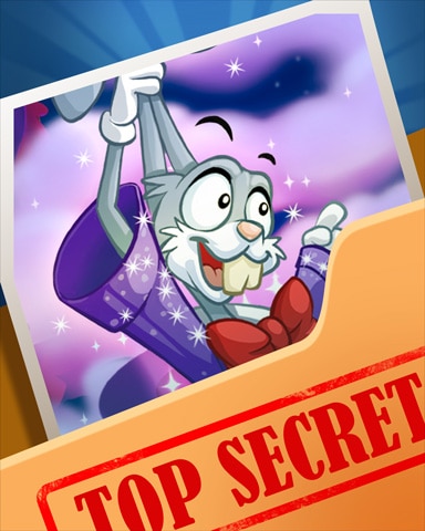 Pogo Magical Rabbit Top Secret Badge