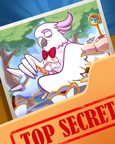 Pogo Barnaby's Tea Party Top Secret Badge