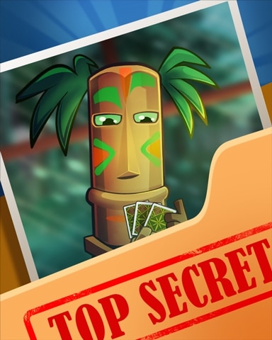 Pogo Tiki Rainy Blues Top Secret Badge Pogo Tiki Rainy Blues Top Secret Badge