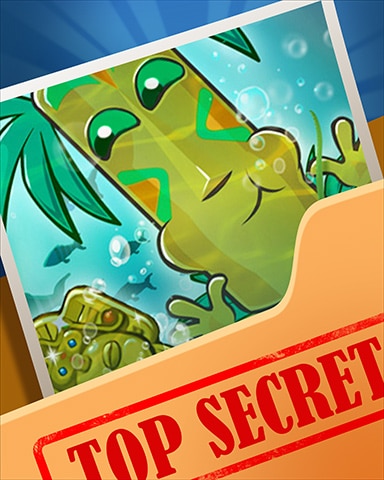 Pogo Sunken Tiki Top Secret Badge