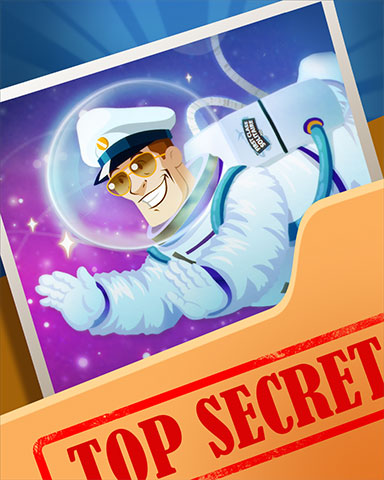 Pogo Space Captain Top Secret Badge