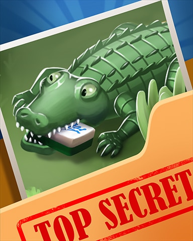 Pogo Crocodile Top Secrete Badge