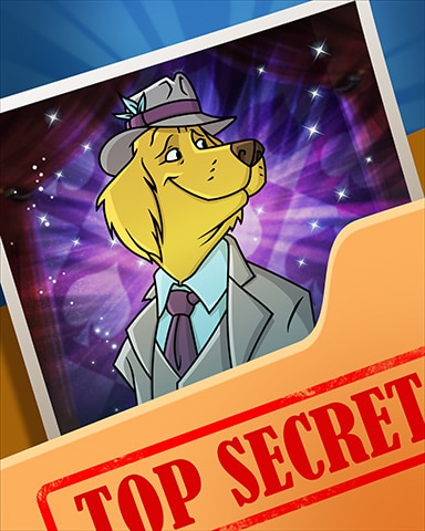 Pogo Golden Jack Top Secret Badge