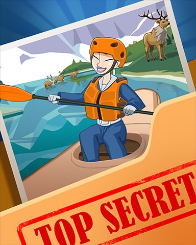 Pogo Pam's Kayak Top Secret Badge