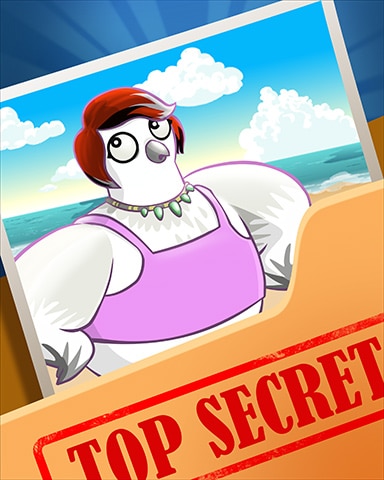 Pogo Whistling On The Beach Top Secret Badge