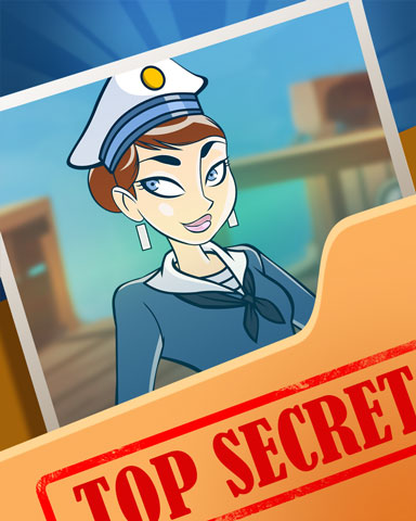 Pogo Sailor Pam Top Secret Badge