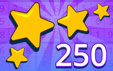 Stars 250 Badge - Pogo Daily Sudoku