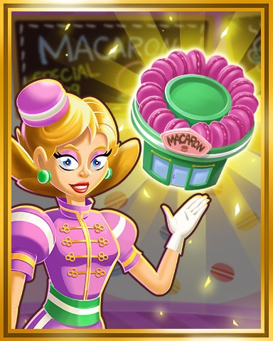 Gold Macaron Shop Tier 1 Badge - Sweet Tooth Town