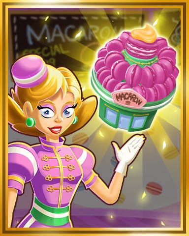 Gold Macaron Shop Tier 2 Badge - Sweet Tooth Town