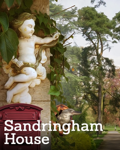 Sandringham House Badge - Royal Wedding: One Year Later