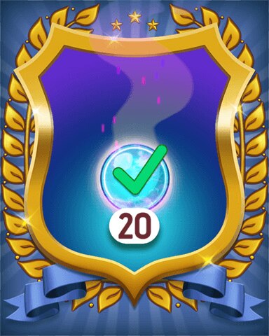 Complete 20 Tasks Badge - Merge Academy