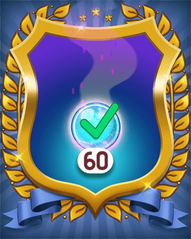 Complete 60 Tasks Badge - Merge Academy