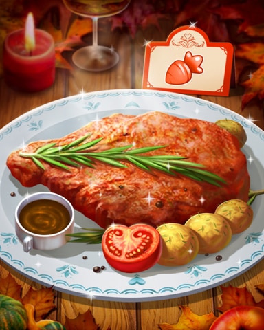 Thanksgiving Roast Beef Badge - Word Whomp HD