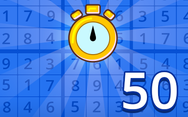 Fast Beginner 50 Badge - Pogo Daily Sudoku