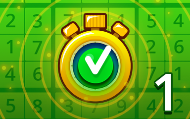 Fast Easy 1 Badge - Pogo™ Daily Sudoku