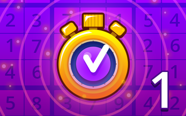 Fast Expert 1 Badge - Pogo™ Daily Sudoku