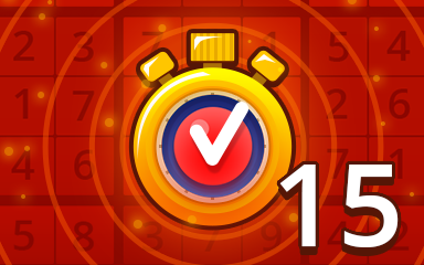 Fast Hard 15 Badge - Pogo™ Daily Sudoku