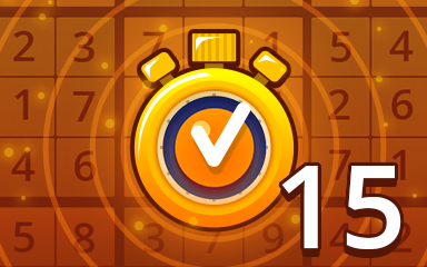 Fast Medium 15 Badge - Pogo™ Daily Sudoku