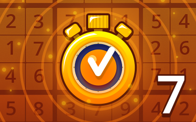 Fast Medium 7 Badge - Pogo Daily Sudoku