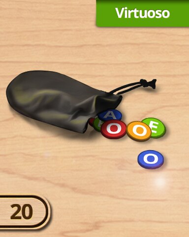 Virtuoso Challenge 20 Badge - A Way With Words Virtuoso Challenge 20 Badge - A Way With Words