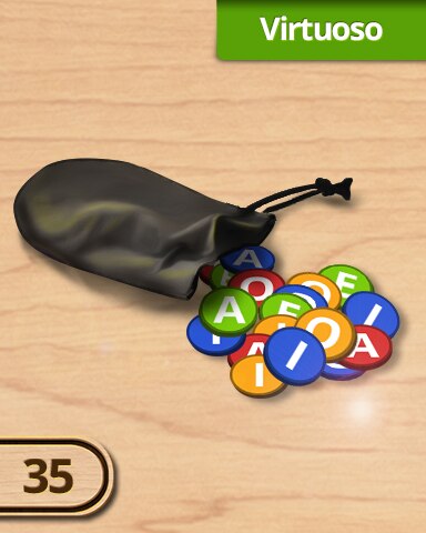 Virtuoso Challenge 35 Badge - A Way With Words Virtuoso Challenge 35 Badge - A Way With Words