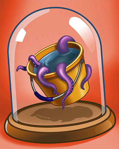Comfy Cephalopod Badge - Quinn's Aquarium