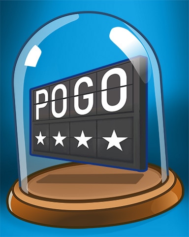 4-Star Pogo Board Badge - Anagrams