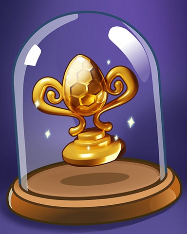 Gold Egg Badge - Bejeweled Stars