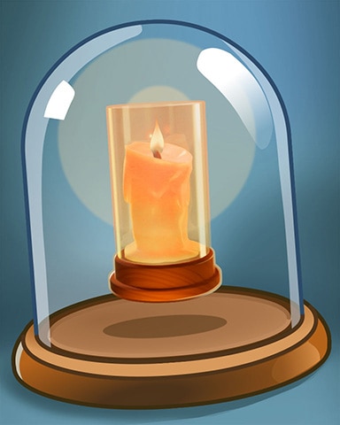 Library Candle Badge - Bookworm HD