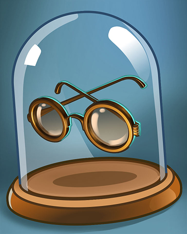 Lex's Glasses Badge - Bookworm HD