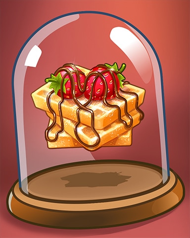 Strawberry Waffles Badge - Cookie Connect