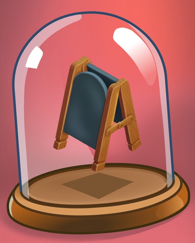 Sandwich Board Badge - Card Scramble: Viola's Diner Sandwich Board Badge - Card Scramble: Viola's Diner
