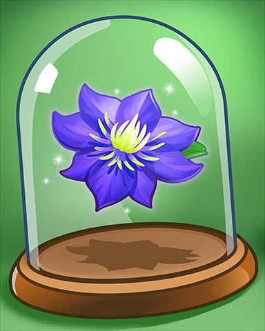 Purple Flower Badge - Garden Blast