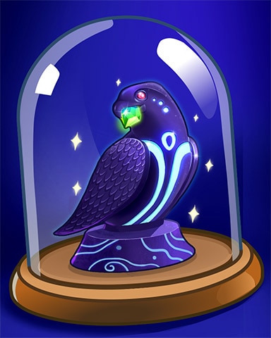 Bedazzled Bird Badge - Jewel Academy